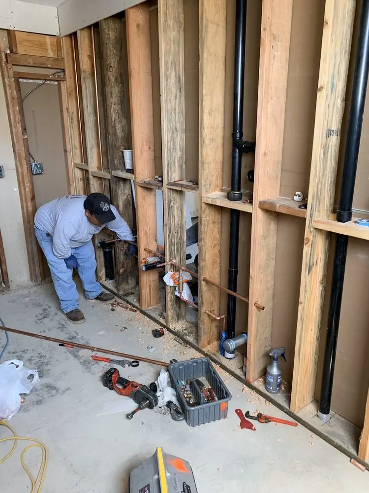 Commercial rough-in plumbing for Gas Line Repair in Agnewville